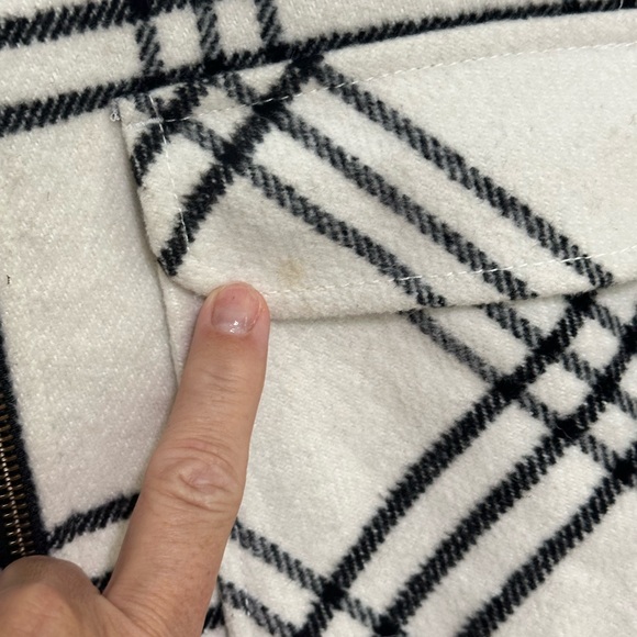 ZARA Women’s Plaid Zip-Up Jacket Shacket – Size Small - Picture 6 of 9